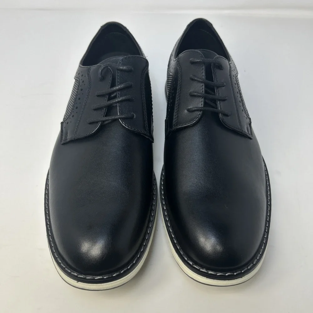 Bruno Marc Men's CrossFlex GentEdge Oxford Dress‎ Sneakers Black Size 8.5 NIB